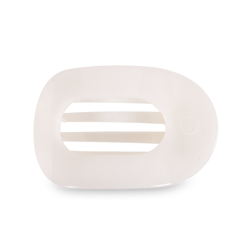 Coconut White Teletie Flat Clip