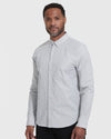 Long Sleeve Button Up Shirt | Stretch Oxford