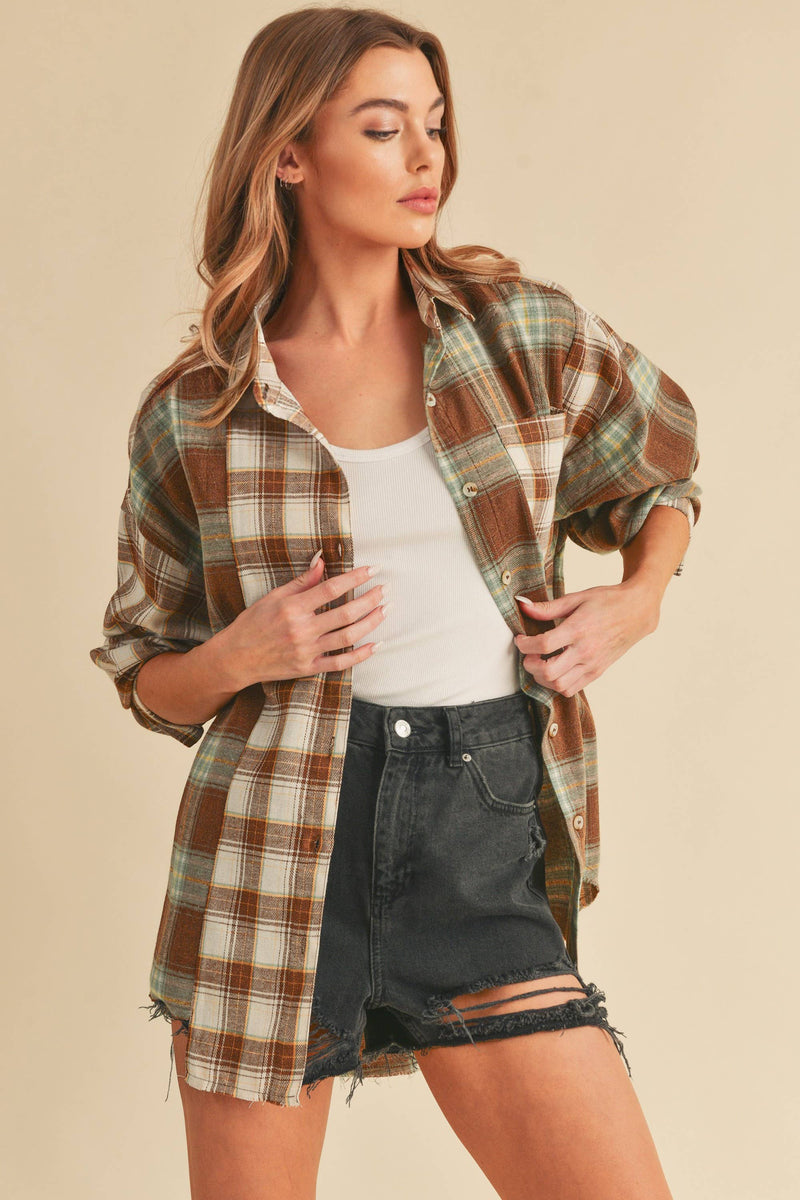 Ridgeway Plaid Button-Up Shirt