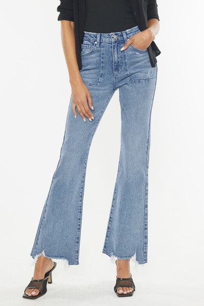 Audrey High Rise Flare Jeans Petite