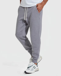 Joggers | Fleece French Terry | Heather Gray