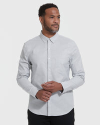 Long Sleeve Button Up Shirt | Stretch Oxford