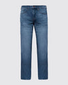 Jeans | Straight Authentic Stretch | Medium Indigo Wash