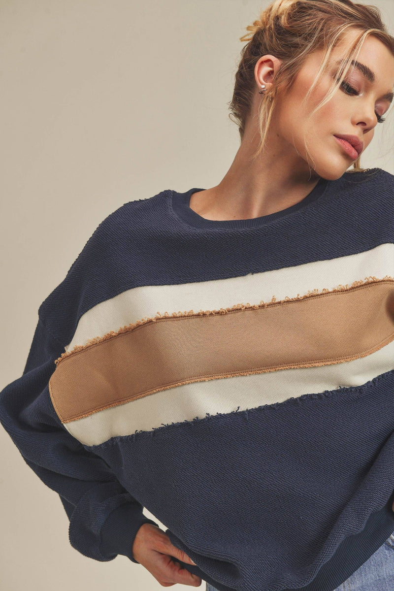 Winnie Color Block Pullover