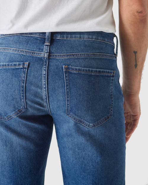 Jeans | Straight Authentic Stretch | Medium Indigo Wash