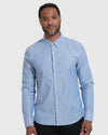 Long Sleeve Button Up Shirt | Stretch Oxford