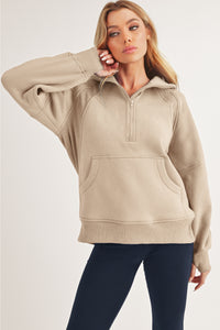 Drea Long Half-Zip Hoodie