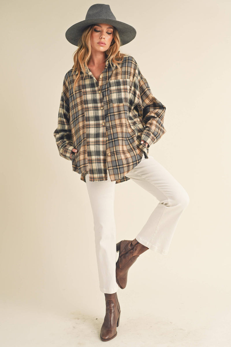 Ridgeway Plaid Button-Up Shirt