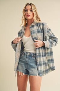 Kambrie Plaid Flannel Shirt