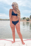 Tidal Flair Bikini Bottoms Black