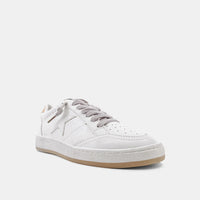 Paz Sand Suede Low Top Sneakers