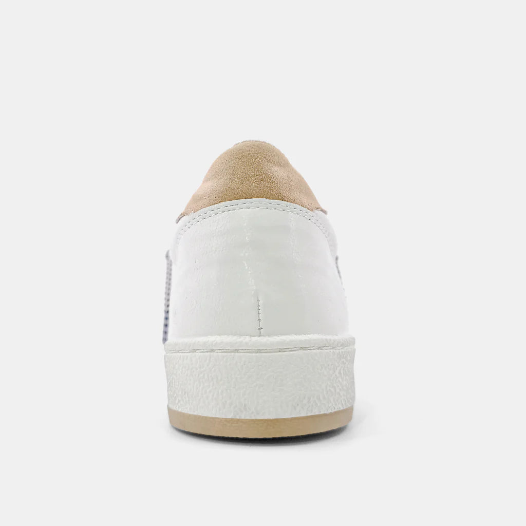 Paz Sand Suede Low Top Sneakers