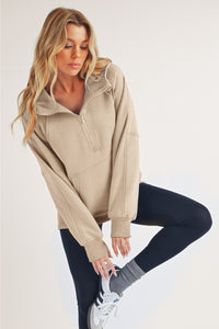 Drea Long Half-Zip Hoodie