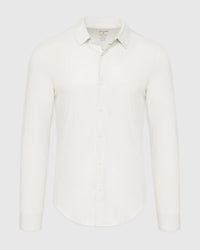 Do-It-All Comfort LS Button Up Shirt | Ecru