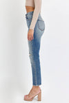 Harper High-Rise Distressed Mom Jeans