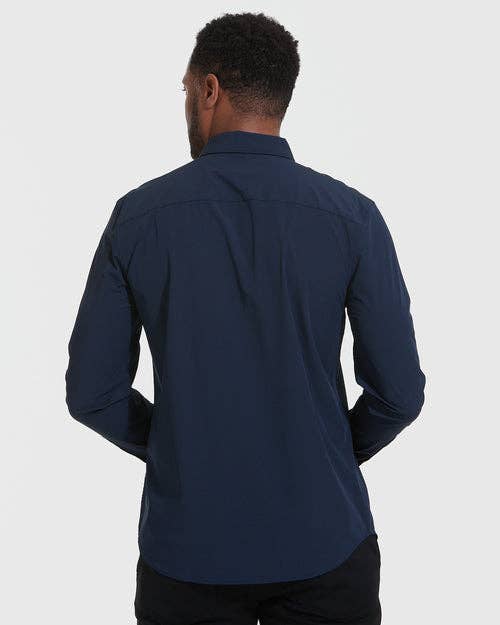 Dress Shirt | Performance Lightweight | Navy