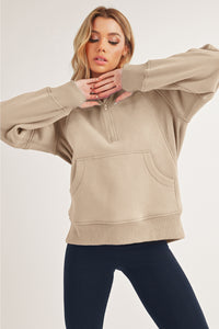 Drea Long Half-Zip Hoodie