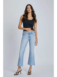 Jenna Mid-Rise Crop Flare Jeans