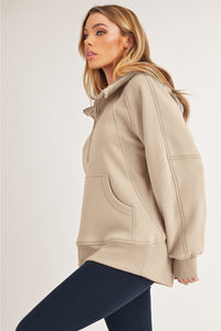 Drea Long Half-Zip Hoodie