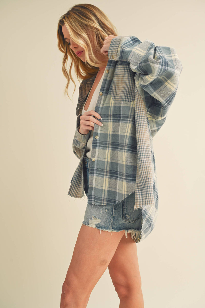 Kambrie Plaid Flannel Shirt