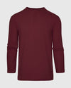 Long Sleeve Henley Shirt | Mahogany