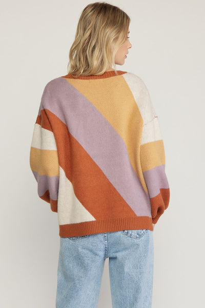 Better Than Words Colorblock Sweater