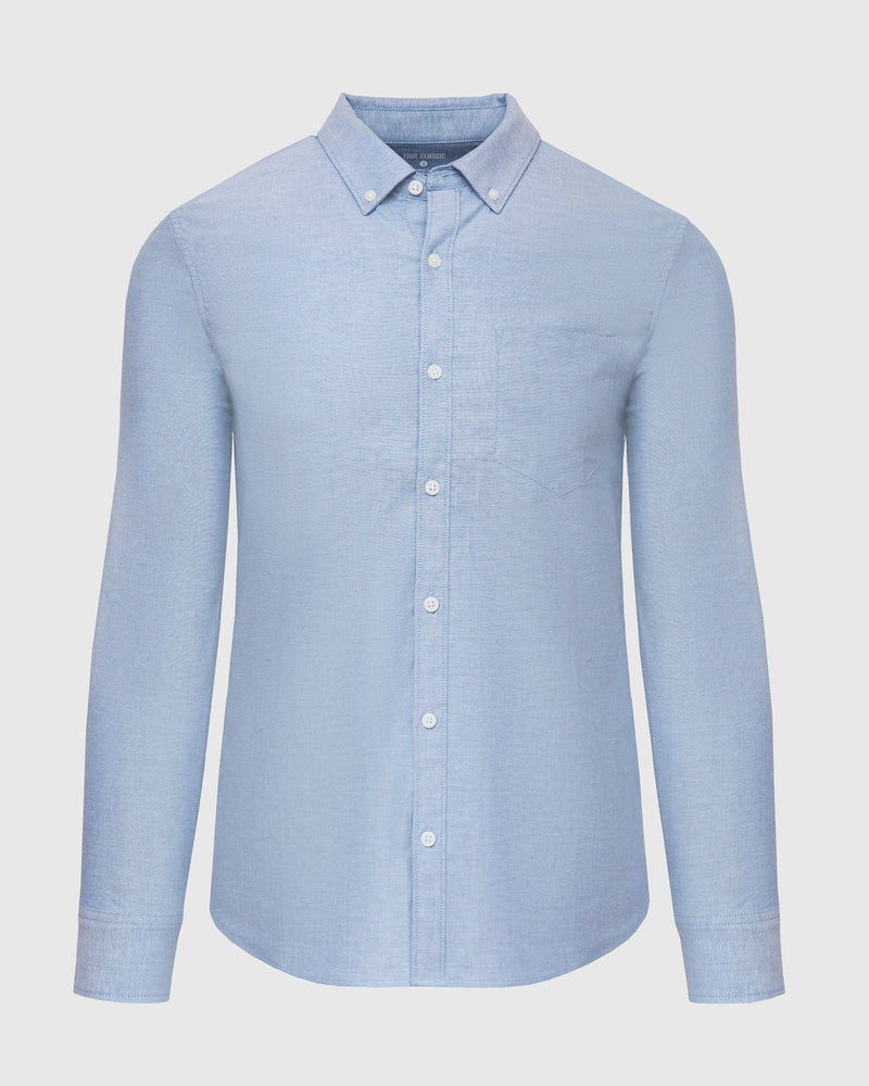 Long Sleeve Button Up Shirt | Stretch Oxford