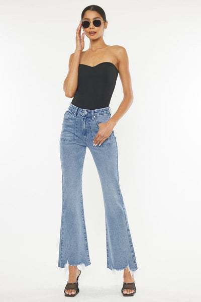 Audrey High Rise Flare Jeans Petite
