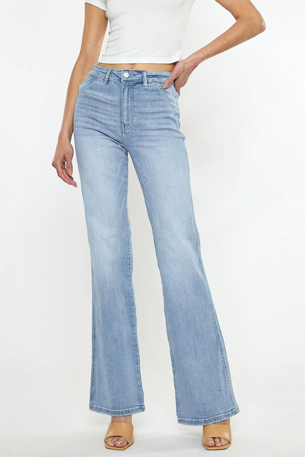 Tall Blue Low Rise Flared Brooke Jeans