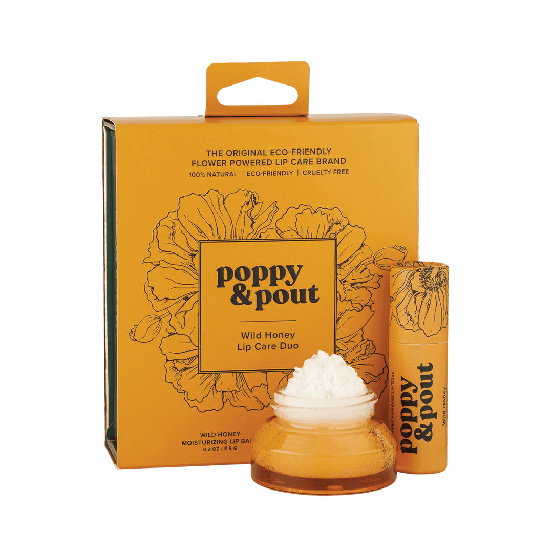 Poppy & Pout Lip Care Duo Wild Honey