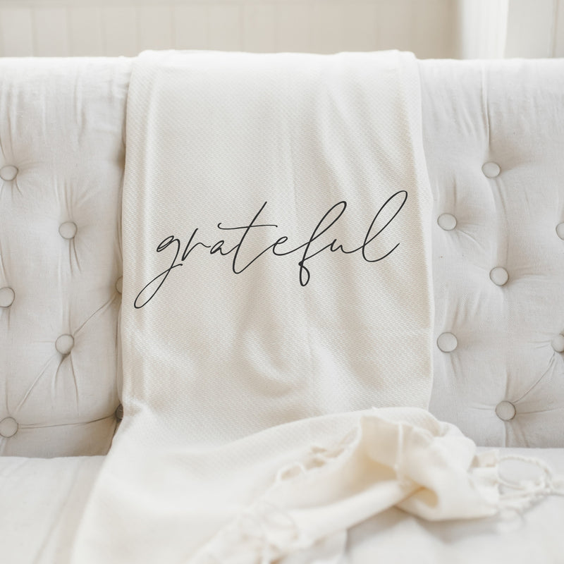 Grateful Throw Blanket