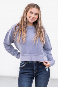 Camden Crew Crop Sweatshirt