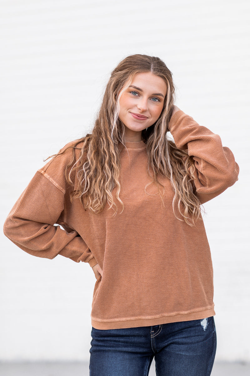 Camden Crew Sweatshirt Desert