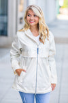 Metallic New Englander Jacket Pearl