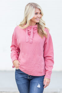 Laconia Hooded Sweatshirt Crystal Pink