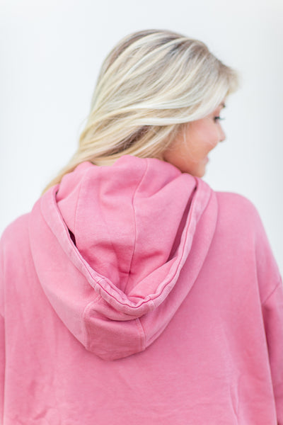Laconia Hooded Sweatshirt Crystal Pink