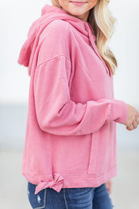 Laconia Hooded Sweatshirt Crystal Pink