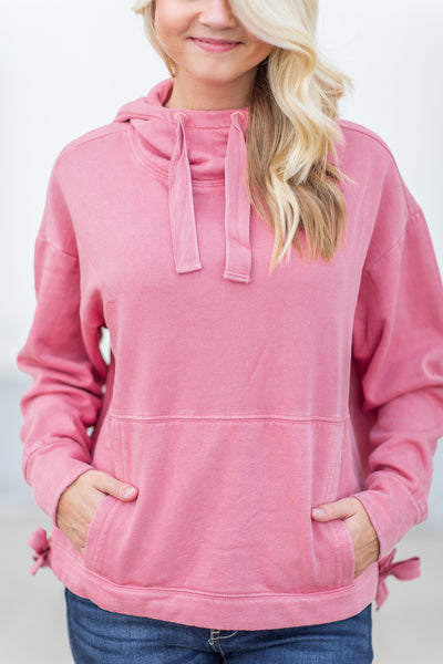 Laconia Hooded Sweatshirt Crystal Pink