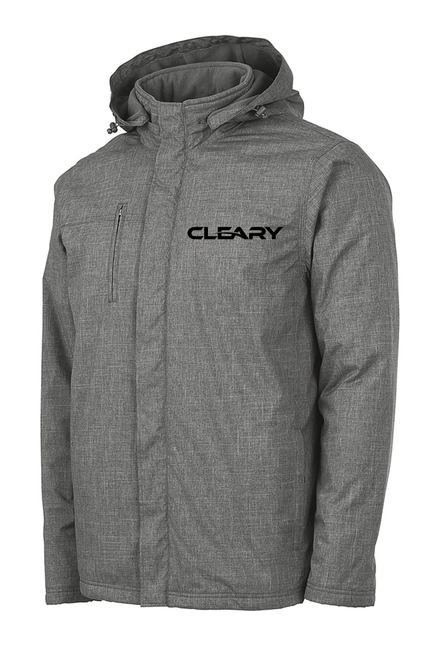 Cleary's Men's Journey Parka Grey Melange