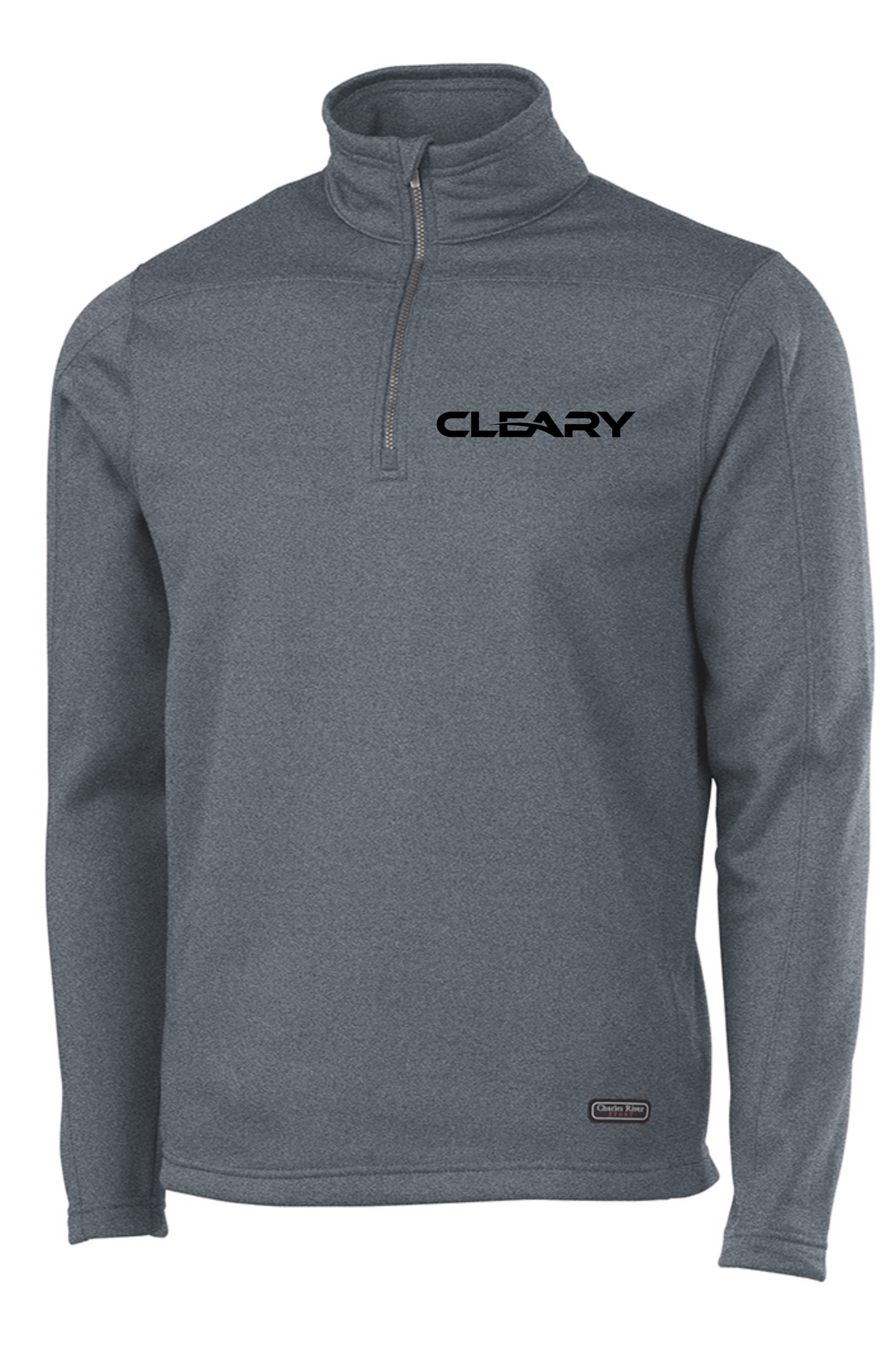 Cleary's Stealth Zip Pullover Charcoal Heather