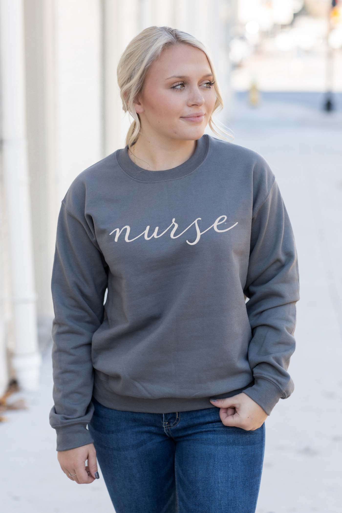 Nurse Script Sweatshirt