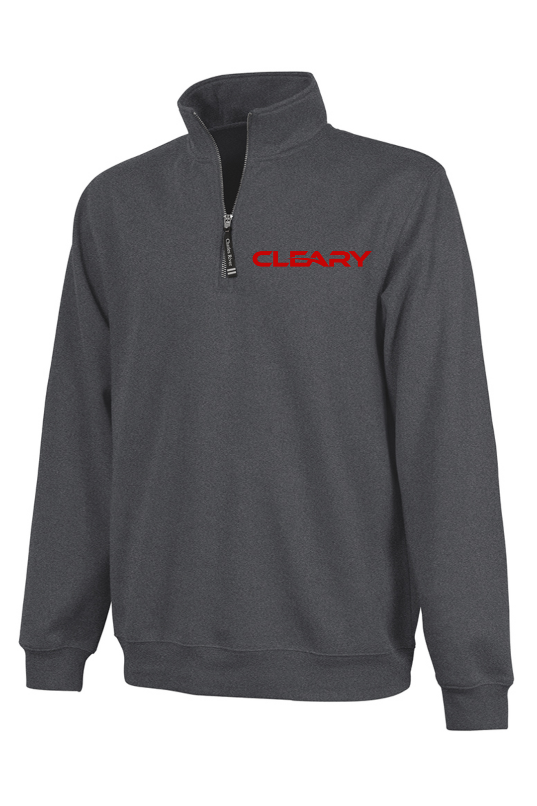 Cleary's Crosswind Quarter Zip Sweatshirt Dark Charcoal