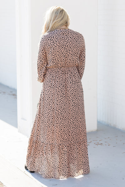 All Eyes On You Leopard Print Maxi Dress