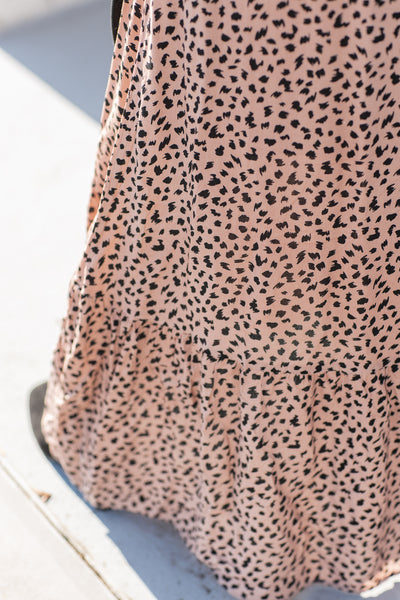 All Eyes On You Leopard Print Maxi Dress