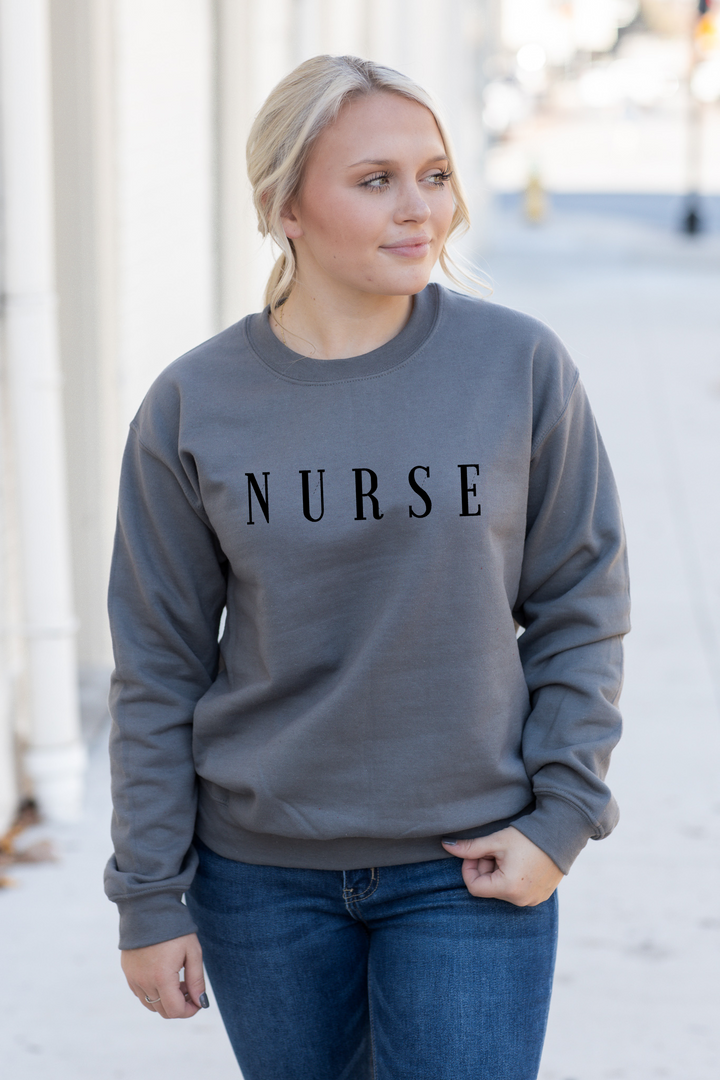 Nurse Serif Sweatshirt