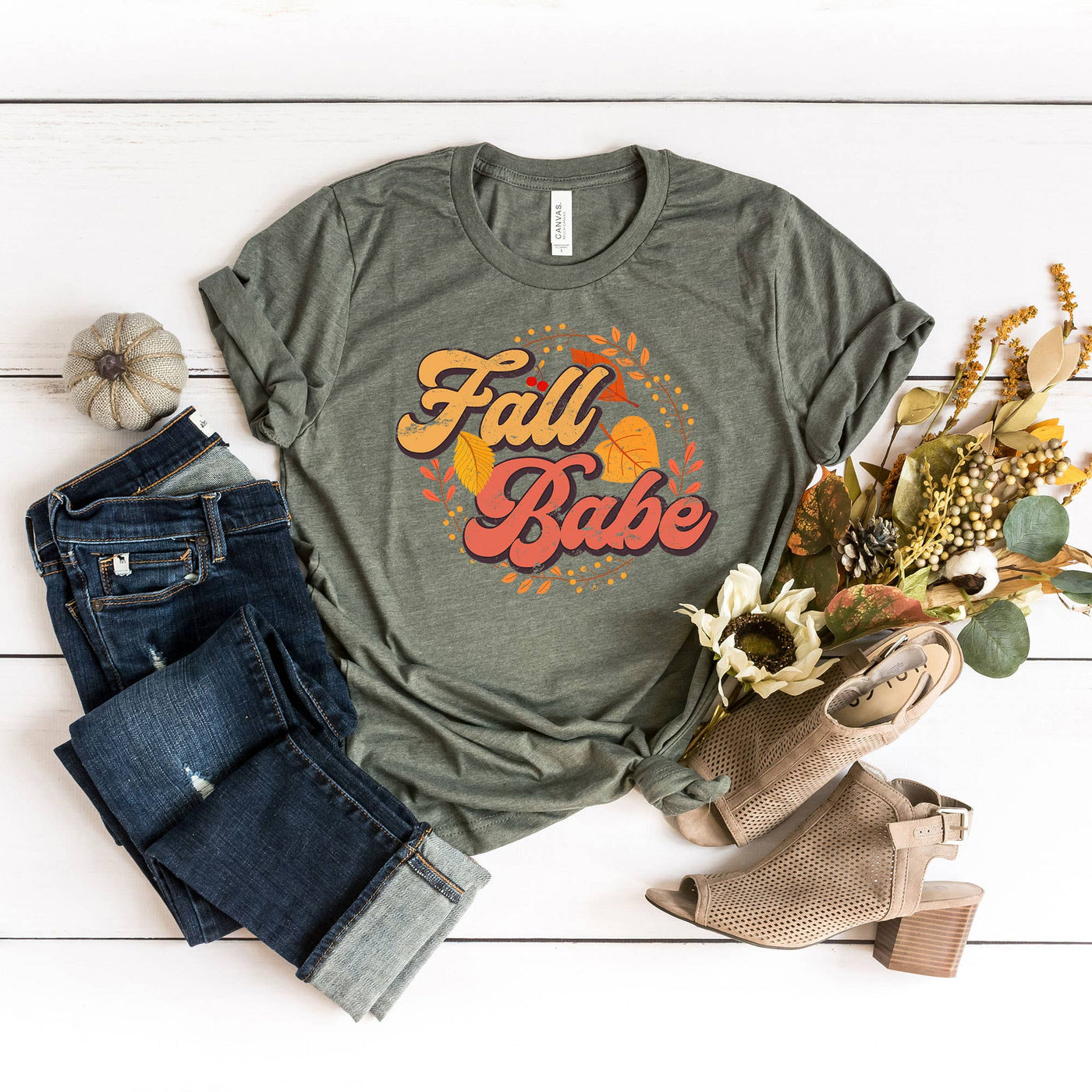 "Fall Babe" Short Sleeve Graphic Tee