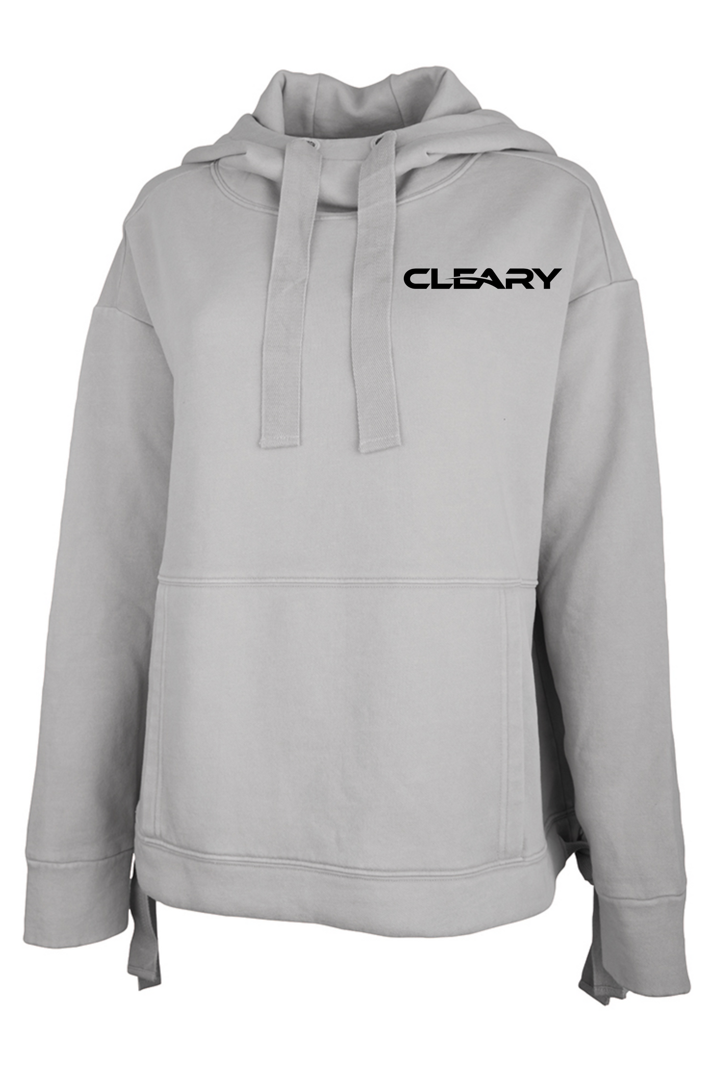 Cleary's Women's Laconia Hooded Sweatshirt Light Grey