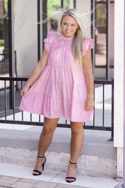 Pink Whimsy Layers Sundress