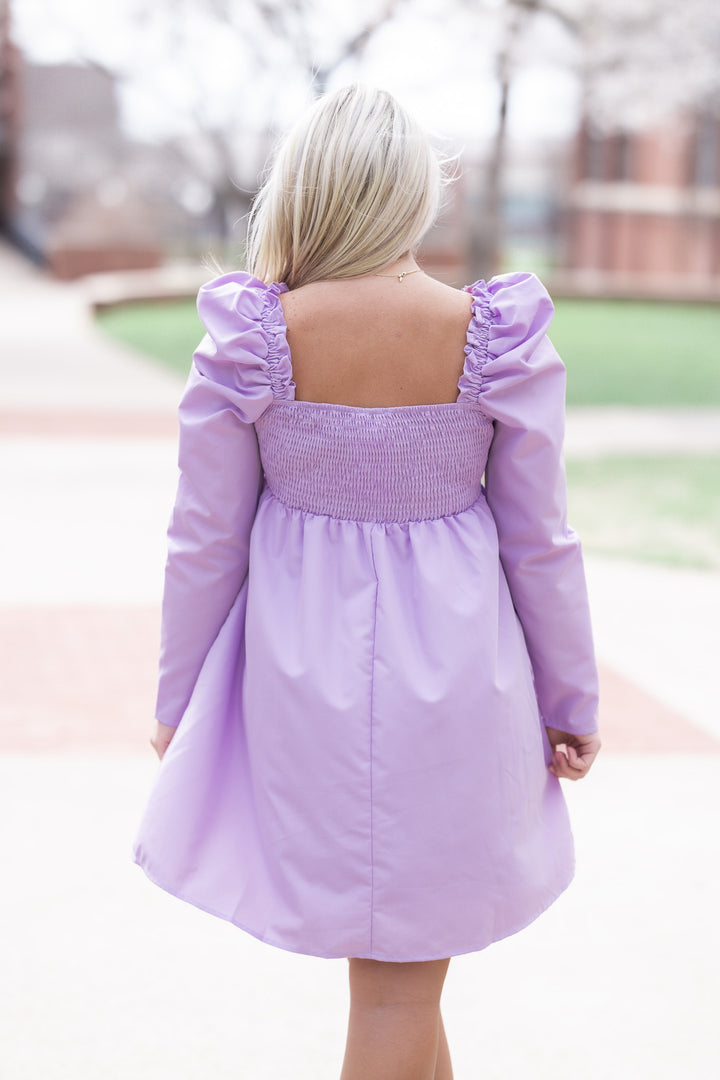Lavender Skies Sweetheart Neckline Dress
