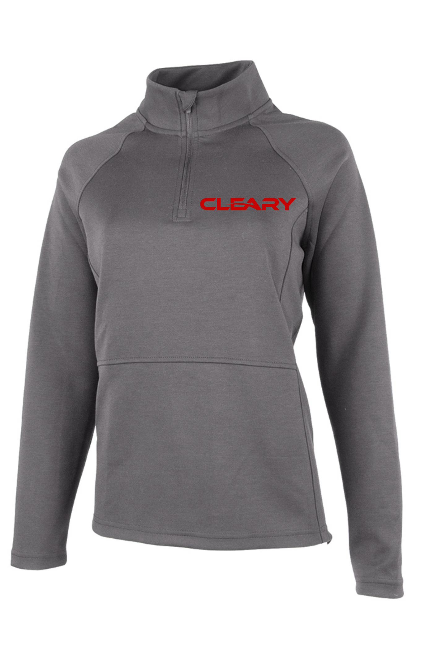 Cleary's Women's Seaport Quarter Zip Grey